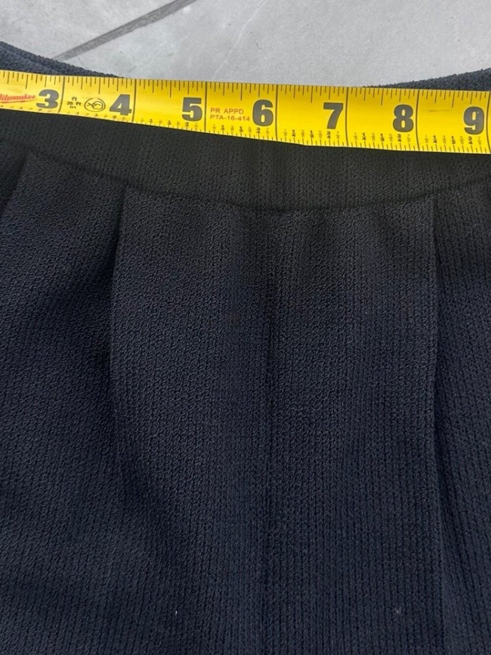 St John Santana Knit Pants S Black Elastic Waist - Picture 5 of 8